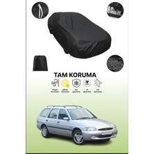 Dokaca Siyah Ford Escort 7 Turnier Uyumlu Araba Brandası, Koruyucu Örtü, Oto Branda