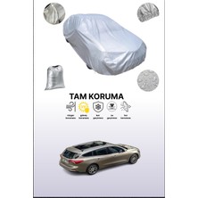 Dokaca Gri Ford Focus St 5 Kapılı 2019 - 2021 Uyumulu Oto Branda, Araba Brandası, Koruyucu Örtü