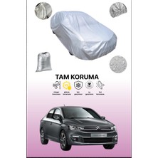 Dokaca Gri Citroen C-Elysee Uyumulu Oto Branda, Araba Brandası, Koruyucu Örtü