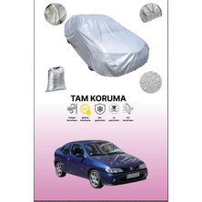Dokaca Gri Renault Megane 1 Coach Uyumulu Oto Branda, Araba Brandası, Koruyucu Örtü