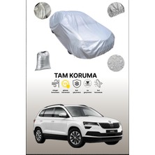 Dokaca Gri Skoda Karoq Uyumulu Oto Branda, Araba Brandası, Koruyucu Örtü