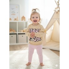 Bobişko Laura Baby Sevimli Desen Kız Bebek Çocuk Alt Üst Takım