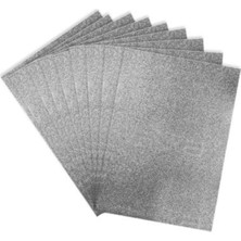 Alpjoy 50X70 Eva Tabaka Simli Gümüş 10'lu Paket