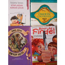 Bunun Adı Findel-Kitaplardan Korkan Çocuk-Robinson Kruzo-Ömerin Çocukluğu-4kitap