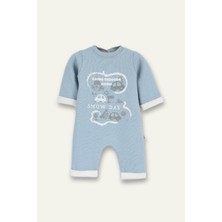 Zeyland Erkek Bebek Desenli Tulum - Mint