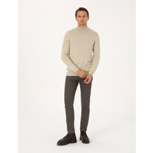 Pierre Cardin Erkek Kahverengi Slim Fit Jean Pantolon 50317311-VR197