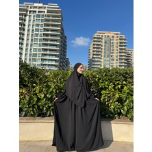 Yüsra Collection Tesettür Ayrobin Elbise ve Sufle Takım