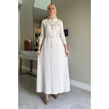 Rabia Şamlı Hazan Triko Elbise Taş