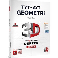 3D Yayınları Yks Tyt Ayt Geometri Video Destekli Defter 2. Kitap 3D Yayınları