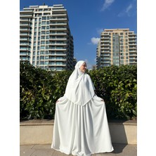 Yüsra Collection Tesettür Ayrobin Elbise ve Sufle Takım