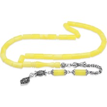 Tesbihname Kararmaz Metal Arnavut Zincir Püsküllü Kesme Kesim Sarı Beyaz Hareli Beyrut Kehribar Tesbih