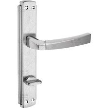 Çelebi Kapıkolları Gonca Kol Aynalı Nikel Saten Wc Kapı Kolu