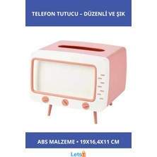 Letsii Retro Telefon Tutucu ve Peçetelik Şık ve Fonksiyonel