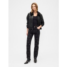 Gap Kadın Siyah High Rise '90S Original Straight Jean Pantolon