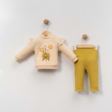 Gültekin Bebe Çakar Bebe 6-18 Aylık Çiçek Süzine 2 Li TAKIM-8045120 - Çağla Yeşil