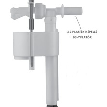 Eym Tema Siamp İç Takım 93-Y Flatör 1/2 Plastik Nipelli Yandan Girişli