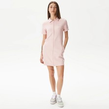Lacoste Kadın Straight Fit Pembe Elbise