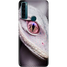 Egstech Tcl 20 Se Kılıf Baskılı Silikon Renkli Resimli Arka Kapak Dişicobra