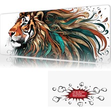 Urzuva Jungle Monarch 90X40 4mm Kalınlık Premium Gaming Oyuncu Mousepad, Anti Slip Xxl Mouse Pad