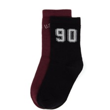 U.S. Polo Assn. Erkek Çocuk 2'li Soket Çorap 50318051-VR046