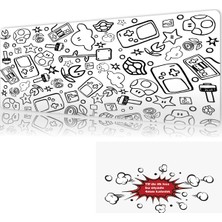 Urzuva Retro Quest 90X40 4mm Kalınlık Premium Gaming Oyuncu Mousepad, Anti Slip Xxl Mouse Pad