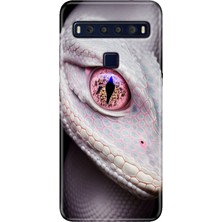 Egstech Tcl 10L Kılıf Baskılı 6.53" Silikon Renkli Resimli Arka Kapak Dişicobra