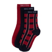 U.S. Polo Assn. Erkek Çocuk 3'lü Soket Çorap 50318057-VR014