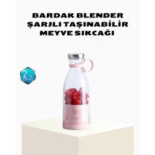 Mobil Dünyası Kablosuz Taşınabilir Mini Blender – USB Şarjlı 1200MAH - MB000X-2H6LX5
