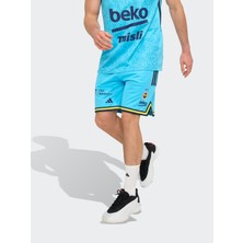 adidas Basket Erkek Turkuaz Maç Şortu 25/26