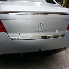 Peugeot 508 Krom Bagaj Alt Çıta Paslanmaz Çelik 2011 ve Üzeri