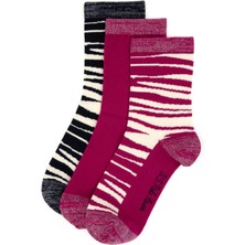 U.S. Polo Assn. Kadın 3'lü Soket Çorap 50318013-VR023