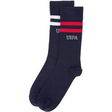 U.S. Polo Assn. Erkek Lacivert 2'li Tenis Çorabı 50317940-VR033