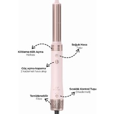 Pirantech Airwap 6 Başlıklı Saç Şekillendirme ve Kurutma KS-611