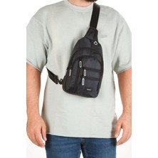 Lederax Çok Fonksiyonlu Çift Taraf Askılı Göğüs Çantası Bodybag LD620