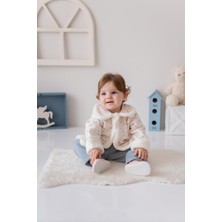 Zeyland Kız Bebek Peluş Detaylı Üçlü Takım - Pembe