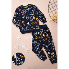 Beniizle Noel Desenli Unisex Mevsimlik Pijama Takım