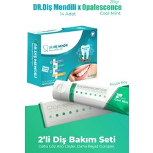 Dr. Diş Mendili 14 Adet + Opalescence Cool Mint Diş Macunu 28 gr – 2 Li Diş Bakım Seti