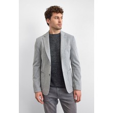 Back & Bond Pamuk Karışımlı Slim Fit Mono Yaka Ceket Erkek Ceket B35W50032 105