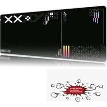 Urzuva Pixel Void 90X40 4mm Kalınlık Premium Gaming Oyuncu Mousepad, Anti Slip Xxl Mouse Pad