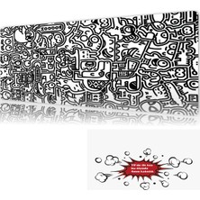 Urzuva Urban Maze 90X40 4mm Kalınlık Premium Gaming Oyuncu Mousepad, Anti Slip Xxl Mouse Pad