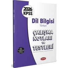 Data 2026 Kpss Dil Bilgisi Türkçe Çalışma Notları ve Testleri Çözümlü Data Yayınları