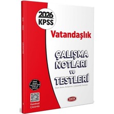 Data 2026 Kpss Vatandaşlık Çalışma Notları ve Testleri Çözümlü Data Yayınları