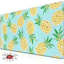 Urzuva Ananas Bliss 90X40 4mm Kalınlık Premium Gaming Oyuncu Mousepad, Anti Slip Xxl Mouse Pad