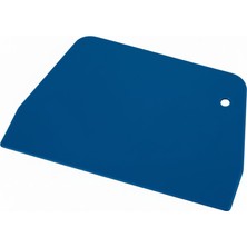 Plastik Hamur Kazıyıcı Dikdörtgen Mavi Küçük Pdikdörtgen Mavi 15,5X10,5 Cmp