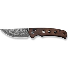 Civivi Noctis Guibourtia Wood Handle Damascus Blade Çakı