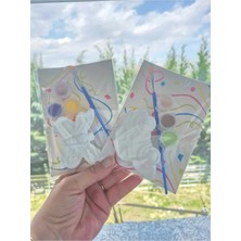 Red.moon 15 Adet (7+8) - Araba ve Kelebek /taş Boyama Seti, Dıy, Kendin Yap, Doğum Günü Hediyesi