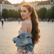 Bağlamalı Dalgalı At Kuyruğu - Kumral