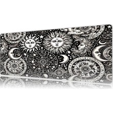 Urzuva Zodiac Realms 70X30 3mm Kalınlık Premium Gaming Oyuncu Mousepad, Anti Slip Xxl Mouse Pad