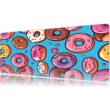 Urzuva Donutverse 70X30 3mm Kalınlık Premium Gaming Oyuncu Mousepad, Anti Slip Xxl Mouse Pad