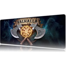 Urzuva Valhalla 70X30 3mm Kalınlık Premium Gaming Oyuncu Mousepad, Anti Slip Xxl Mouse Pad